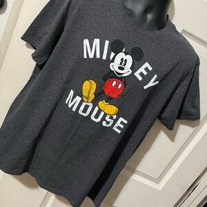 Adult Mickey Mouse Gray T-Shirt